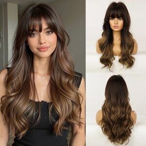 2/$10 Elegant Brown Ombre Wig